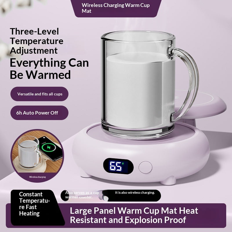 Sous-verre chauffe-tasse sans fil Glouglous