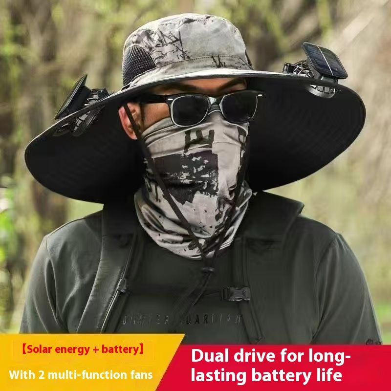 Casquette double ventilateur Breeze vue de face