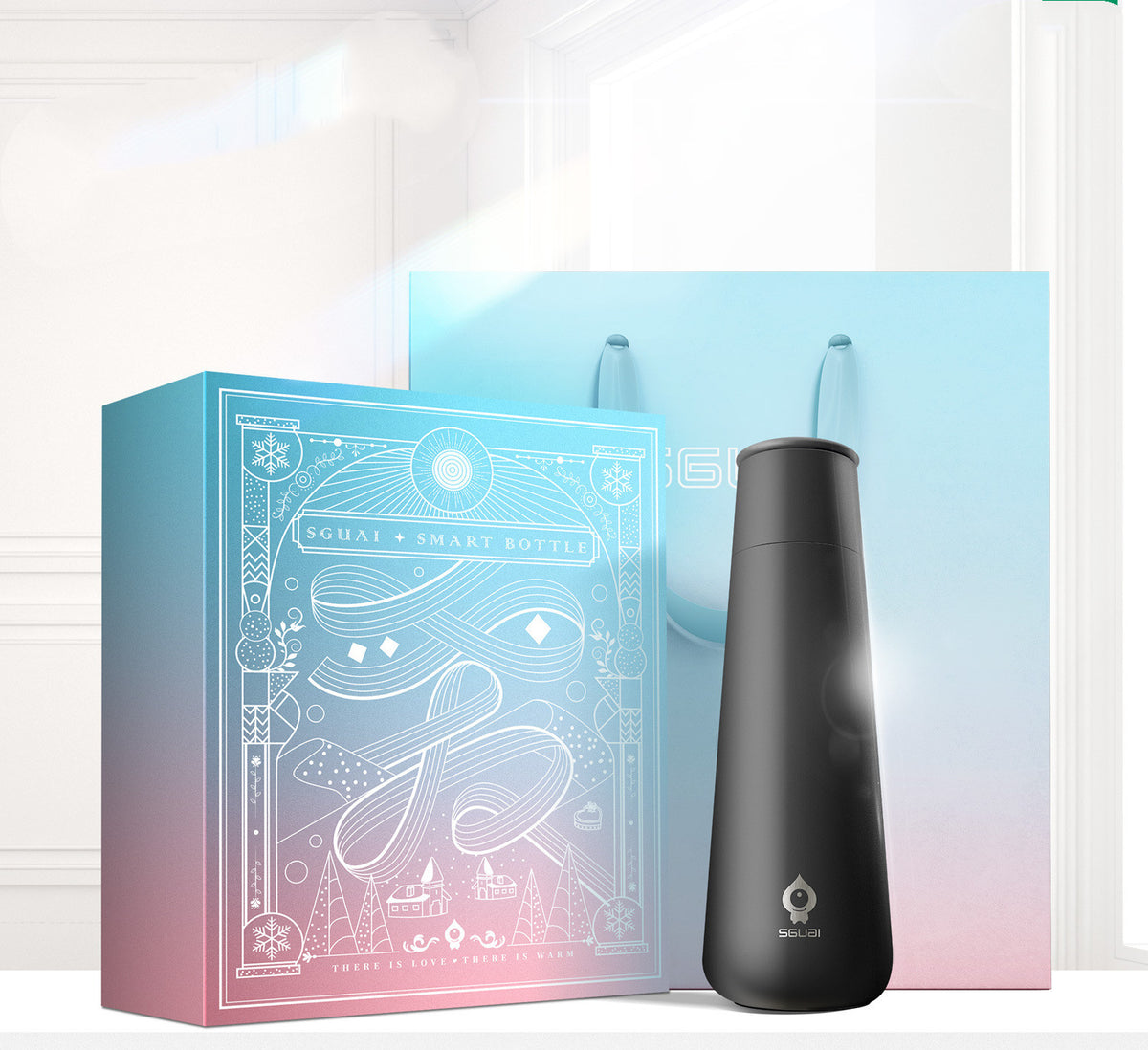 Thermos intelligent Glouglous détail écran