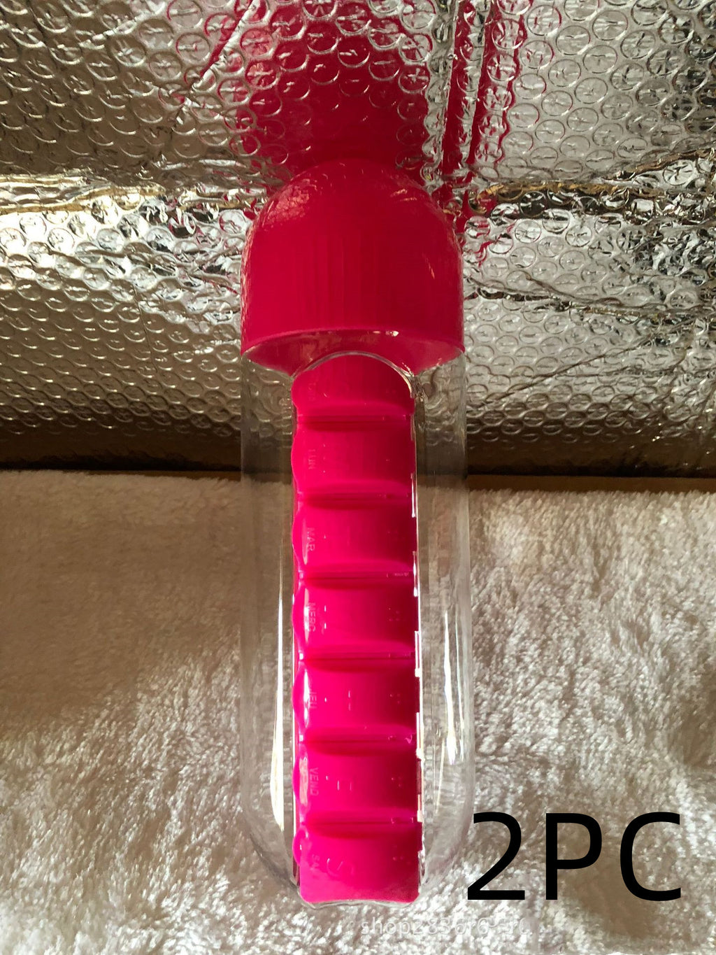 Dimensions de la gourde pilulier 600ml