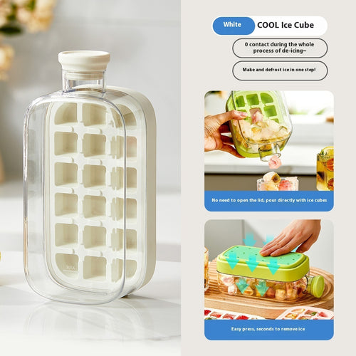 Gourde 800ml qui fabrique des glaçons instantanés