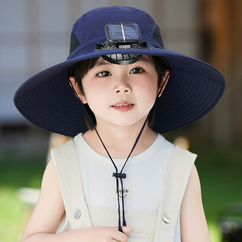 Casquette solaire puissante Breeze coloris bleu marine