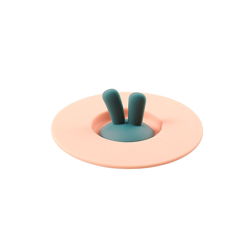Couvercle silicone cartoon mignon sur tasse