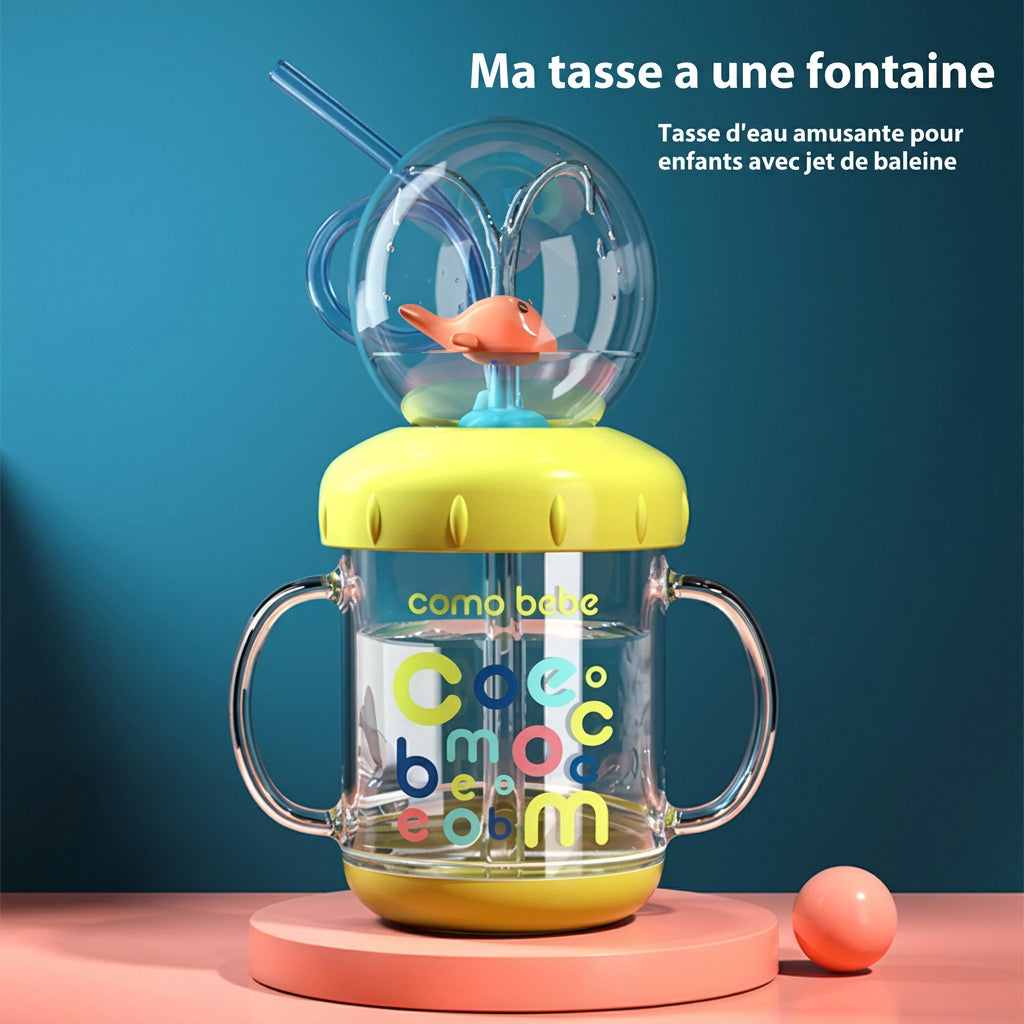 Vue de la anse de transport de la gourde baleine