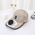 Casquette avec ventilateur intégré et mesh respirant
