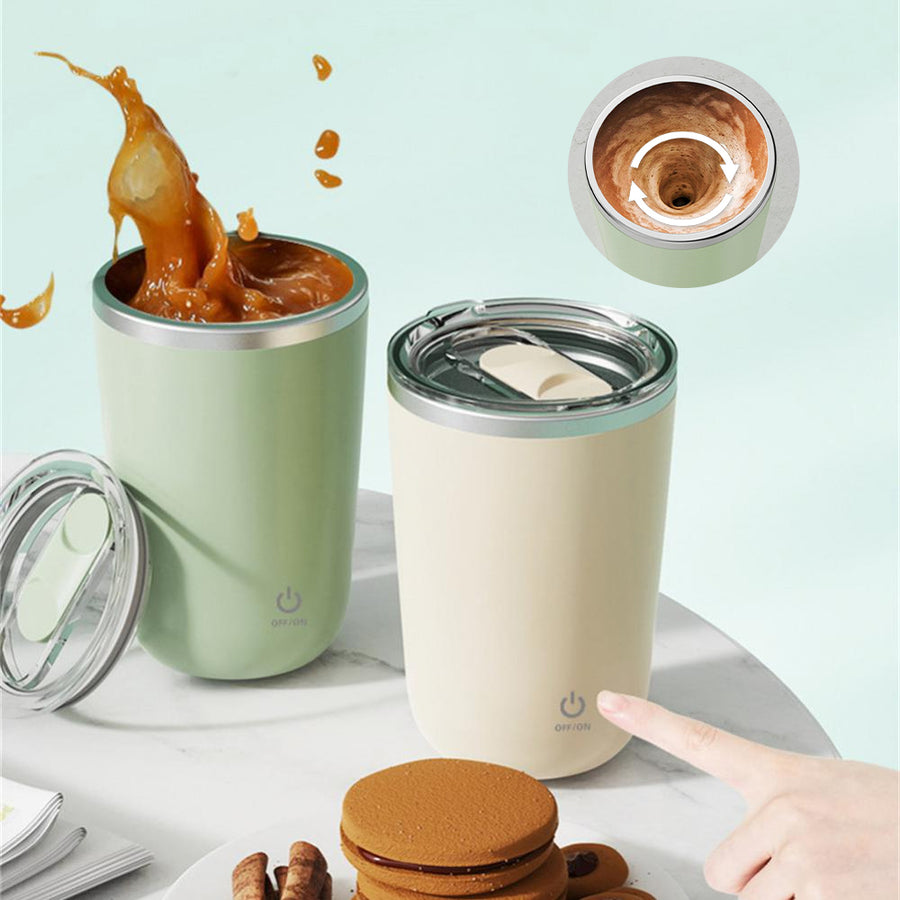 Mug automélangeant 350ml inox magnétique