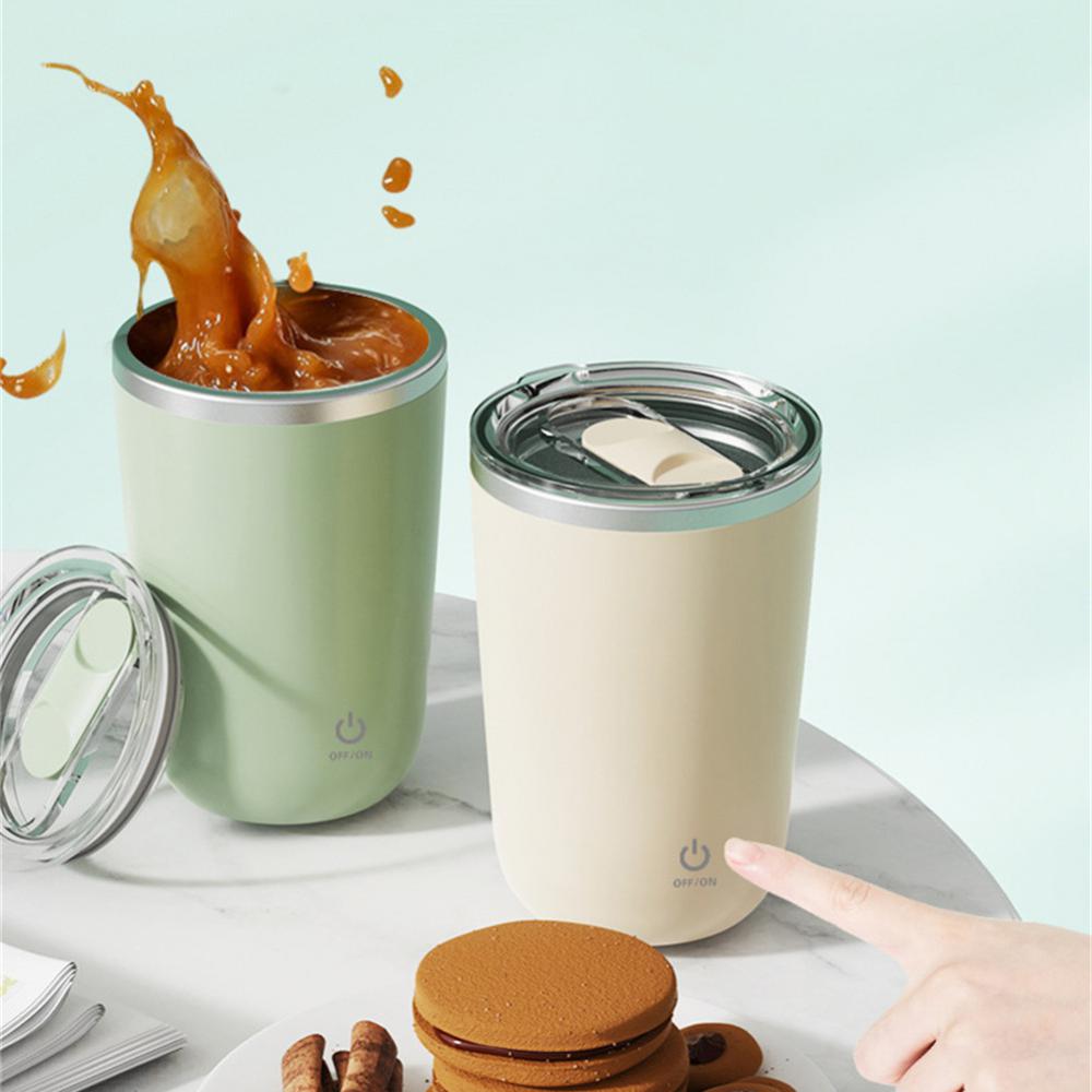 Mug automélangeant inox USB rechargeable
