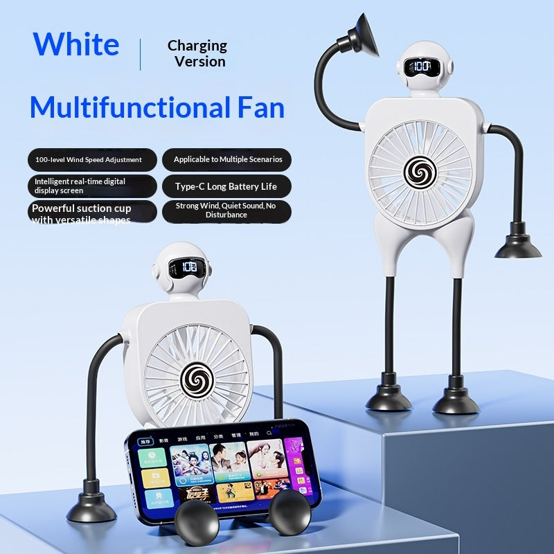 Ventilateur de bureau robot Breeze coloris blanc