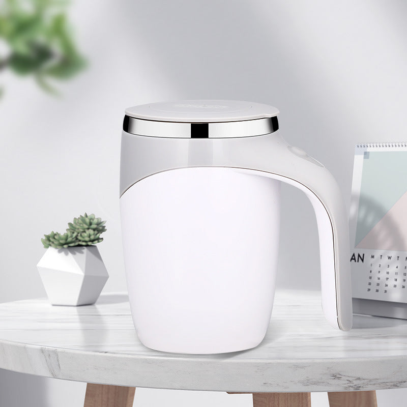 Mug automélangeant USB coloris blanc