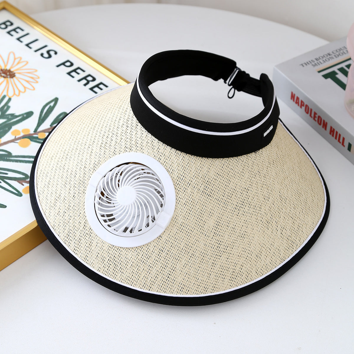 Casquette chapeau de paille Breeze coloris noir