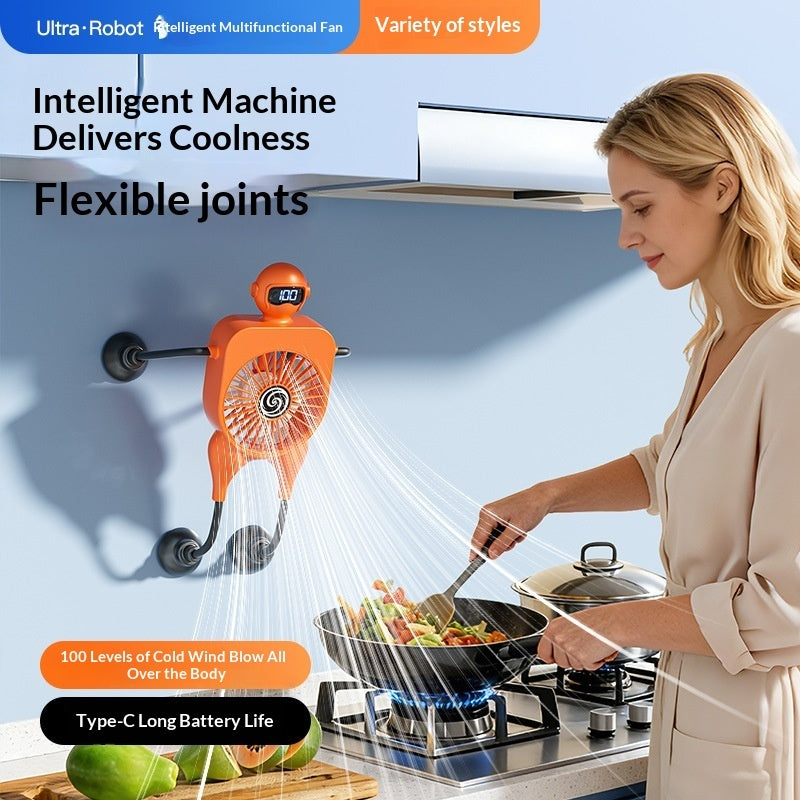 Ventilateur de bureau robot Breeze écran digital