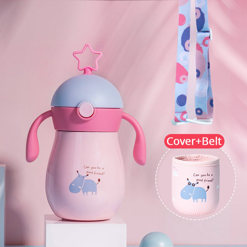 Thermos bébé cartoon Glouglous en situation