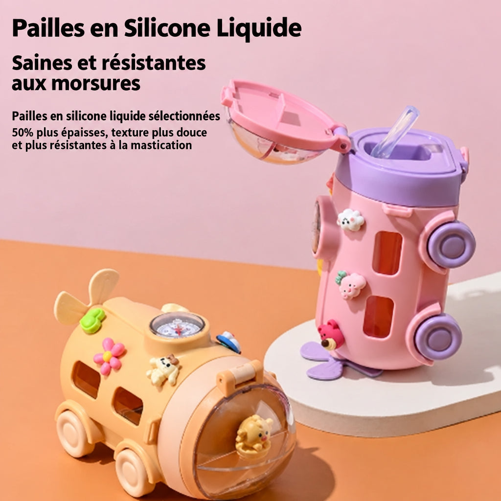 Gourde enfant sous-marin résistante Glouglous