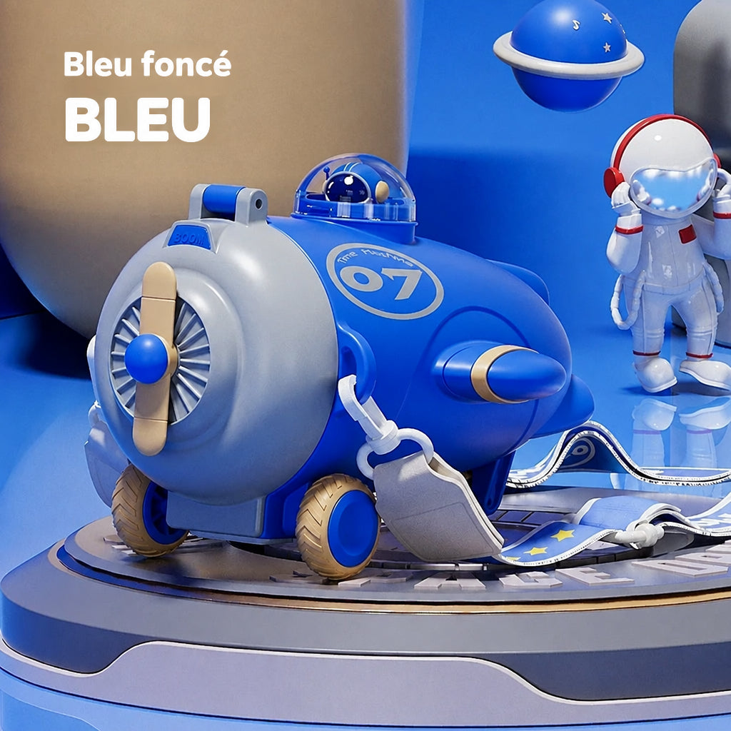 Gourde enfant à roulettes Glouglous coloris bleu