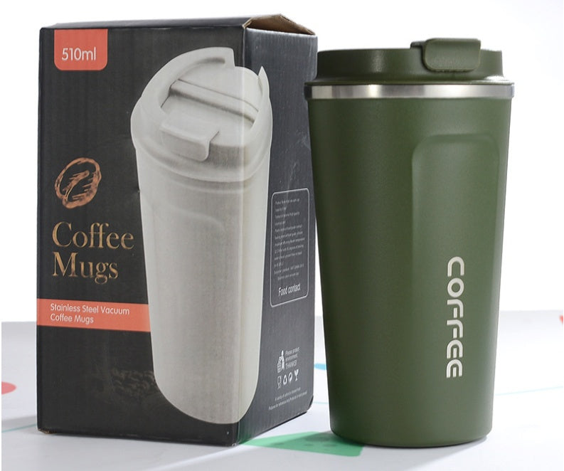 Mug isotherme inox coloris vert