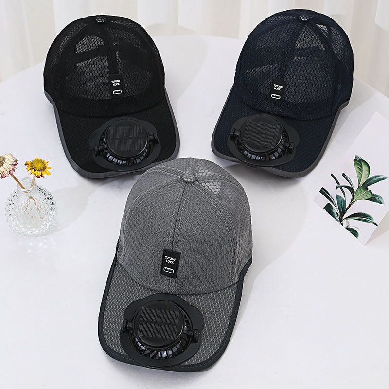 Casquette ventilée portée en extérieur