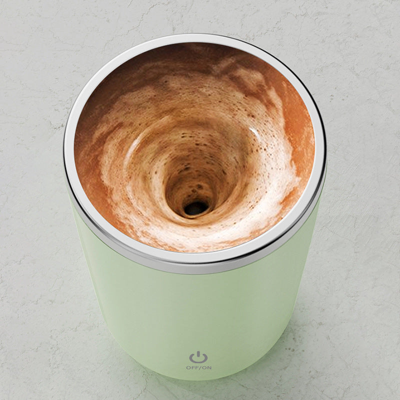 Mug 350ml inox coloris blanc lune