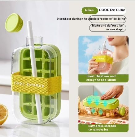 Dimensions de la gourde glaçons instantanés 800ml