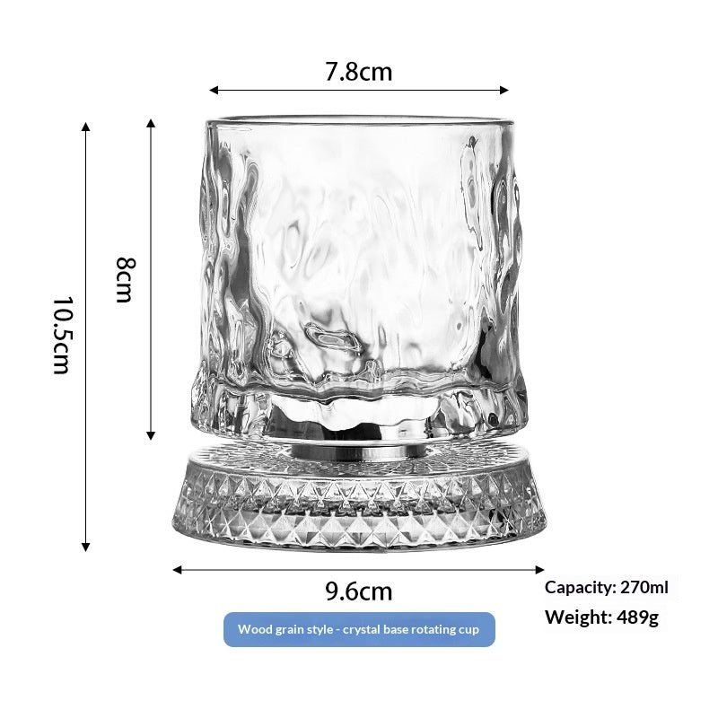 Tasse gyroscopique motif bulles cristal