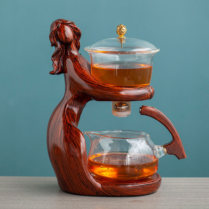 Service à thé kung fu infuseur verre détail
