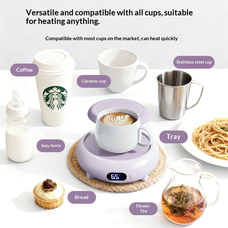 Sous-verre chauffe-tasse Glouglous recharge USB