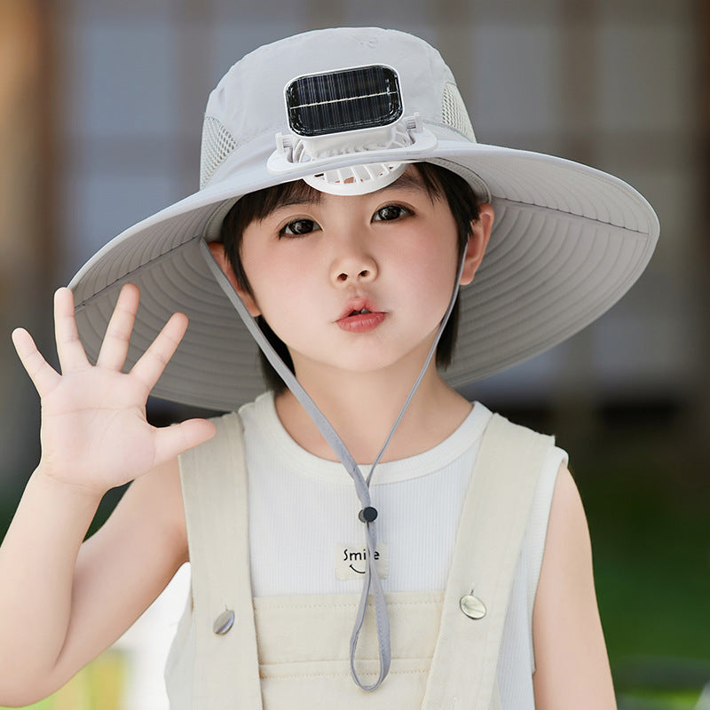 Casquette solaire puissante Breeze vue de face